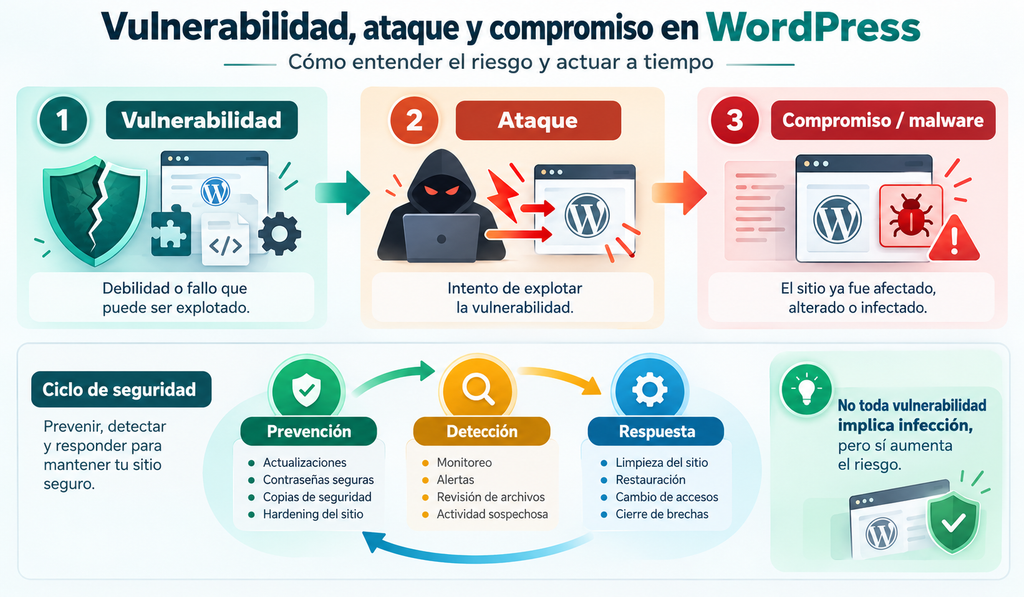 Seguridad WordPress: 11 medidas esenciales para proteger tu página de ataques y vulnerabilidades 1 Seguridad Wordpress